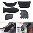 thumbnail image 4 of Soporte de silicona para asas calientes para cocina, asa para sartenes, funda para ollas, sin goma 5 piezas negro, 4 of 9