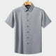 thumbnail image 1 of pstuiky camisetas de manga corta para hombre, Suéter casual de manga corta con cuello vuelto, cómodo y liso para hombre camisas casuales para hombre m, 1 of 3