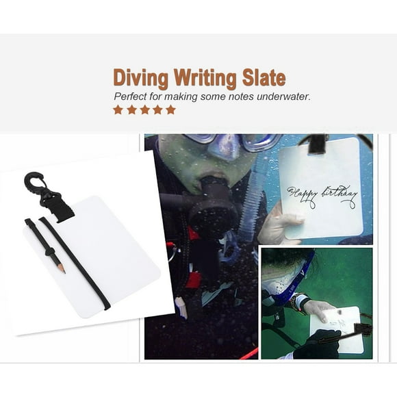Pizarra De Escritura De Buceo De Gran Elasticidad, Accesorio De Buceo Duradero, Buceo Para Nadar Deportes Acuáticos Al Aire Libre Bajo El Agua ANGGREK Otros