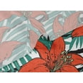 thumbnail image 5 of oneOone Velvet Rust Fabric Leaves & Flower Sewing Material Print Fabric By The Yard 58 Inch Wide, 5 of 5