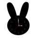 thumbnail image 1 of Reloj de pared de conejo, relojes decorativos para paredes, reloj de pared silencioso, reloj de pared para niños negro, 1 of 9