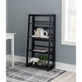 thumbnail image 2 of Linon Evans Wood Folding Bookcase in Black, 2 of 14