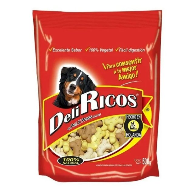 Premios Para Perro DeliRicos Hueso Chico 500 g