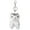White, variant on Tiger Plush Aesthetic Keychain Bag Charm Tiger Stuffed Animal Key Chain Decor