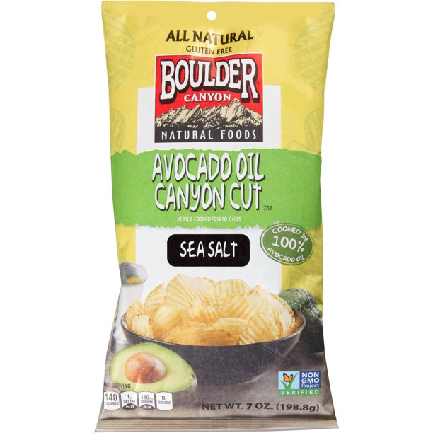 Boulder Canyon Sea Salt Avocado Oil Canyon Cut Kettle Cooked Potato