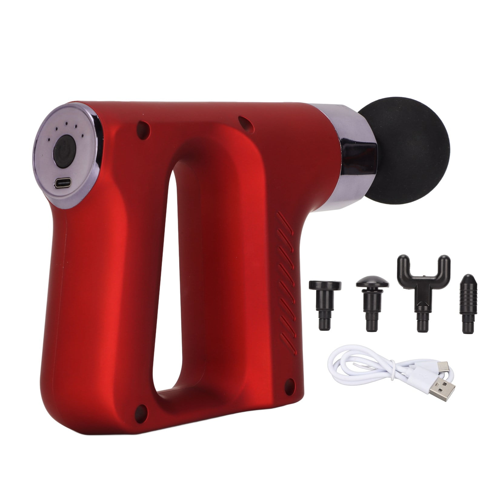 Percussion Massage Gun Massage Device Handheld Vibration Deep Tissue Muscle Electric Gun Blue