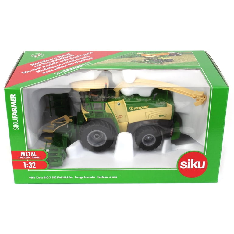SIKU, Metal Plastic Krone Big X 580 Forage Harvester, 1:32, Green