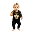 thumbnail image 2 of Halloween Pajamas for Family Festival Soft Two Piece Sets Pjs Matching Sets Long Sleeve Funny Novelty Pumpkin Ghost Fashion Matching Holiday Pajamas Baby 12-18 Months, 2 of 4