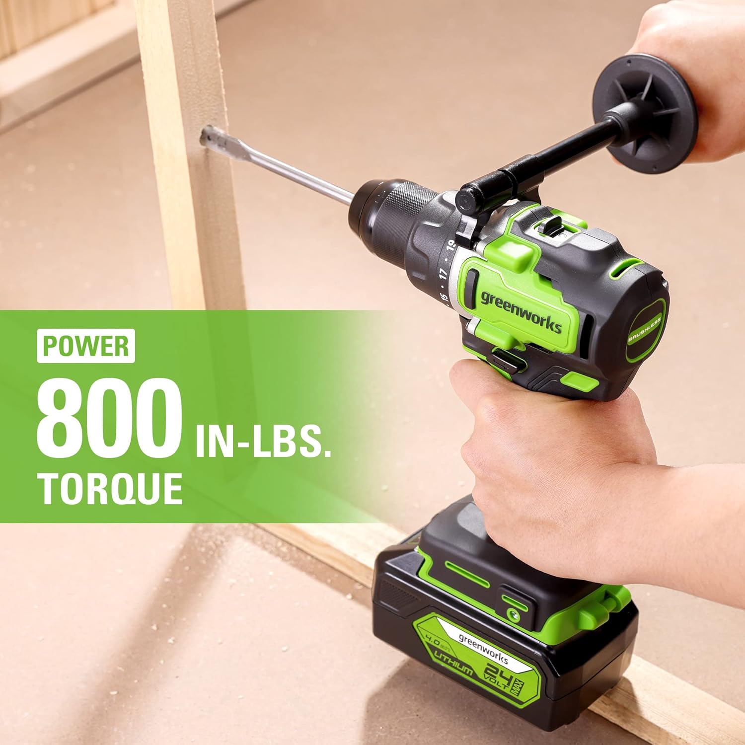 Greenworks 24V Brushless Drill/Driver, Tool Only photo 6