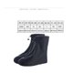 thumbnail image 5 of Rain Shoe Covers Waterproof Boots Plastic Overshoes Galoshes for Women Men Kids,Anti-Slip Overshoes Black （M）, 5 of 5