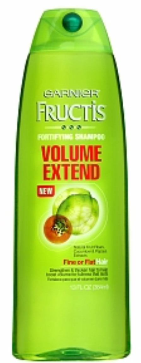 klik Annoncør Udfordring Garnier Fructis Haircare Volume Extend Fortifying Shampoo for Fine or Flat  Hair 13 oz (Pack of 2) - Walmart.com