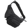 thumbnail image 4 of Bolsa de almacenamiento de cintura militar, Material de tela Oxford 800D, bolsa impermeable para actividades al aire libre, color negro, 4 of 5