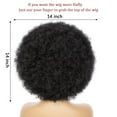 thumbnail image 3 of My Costume Wigs Foxy Brown Big Hair (Black) Disco 70's 80's  Halloween Dress Up Cosplay, 3 of 4