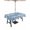 Light Blue, variant on Outdoor Tablecloths with Umbrella Hole & Zipper, Blue Coastal Beach 60x60 Inch Square Tablecloths, Nautical Starfish Coral Vintage Wooden Waterproof Table Cloth, Patio/Pool/Picnic Table Covers