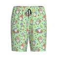 thumbnail image 4 of Wukai Spring Gnomes Men’s Short Pajama Pants With Pockets Soft Sleep Pj Shorts for Men-Medium, 4 of 6