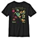 thumbnail image 3 of Boy's Star Wars: The Book of Boba Fett Distressed Character Line-up T-Shirt - Black - X Large, 3 of 12