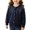 Blue, variant on Girls Cardigan Sweater Kids Button Down Open Front Crew Neck Knit Jacket Teen Long Sleeve Soli𝖽 Color Knitted Sweatshirt Prepp𝗒 Knit Cardigan For Girls