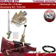 thumbnail image 1 of American Shifter  45RFE Shifter Kit Chrome 6 in. E Brake Cable Trim Kit for EB352, 1 of 1