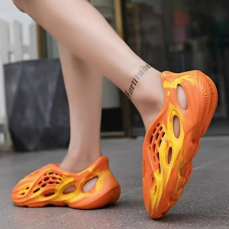 

Designer Slippers for Men Woman Slides Foam Runner Comfortable EVA Sandals Sliders Vermillion Flax Glow Green Soot Onyx Black Bone Resin Desert Sand Sulfur