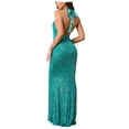 thumbnail image 5 of Womens Dresses Women Evening Prom Dress Sequin Sleeveless Dress Neck Backless Mermaid Maxi Long Dress Formal Cocktail Prom Gowns, 5 of 7