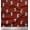 Brick Red, variant on Soimoi Purple Cotton Duck Fabric Bottle & Panda Dots Print Fabric by the Yard 42 Inch Wide