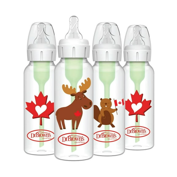 Biberons de Dr. Brown's Anti coliques Options+, 250 ml, 4 pq