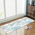 thumbnail image 3 of Coastal Kitchen Rug Sets of 2 Pieces,Anti Fatigue Cushioned Kitchen Rugs and Mats Ocean Nautical Starfish Seashell Beach Bathroom Runner Rug Comfort Standing Floor Mats Non-Slip Washable Chef Sink Mat, 3 of 6