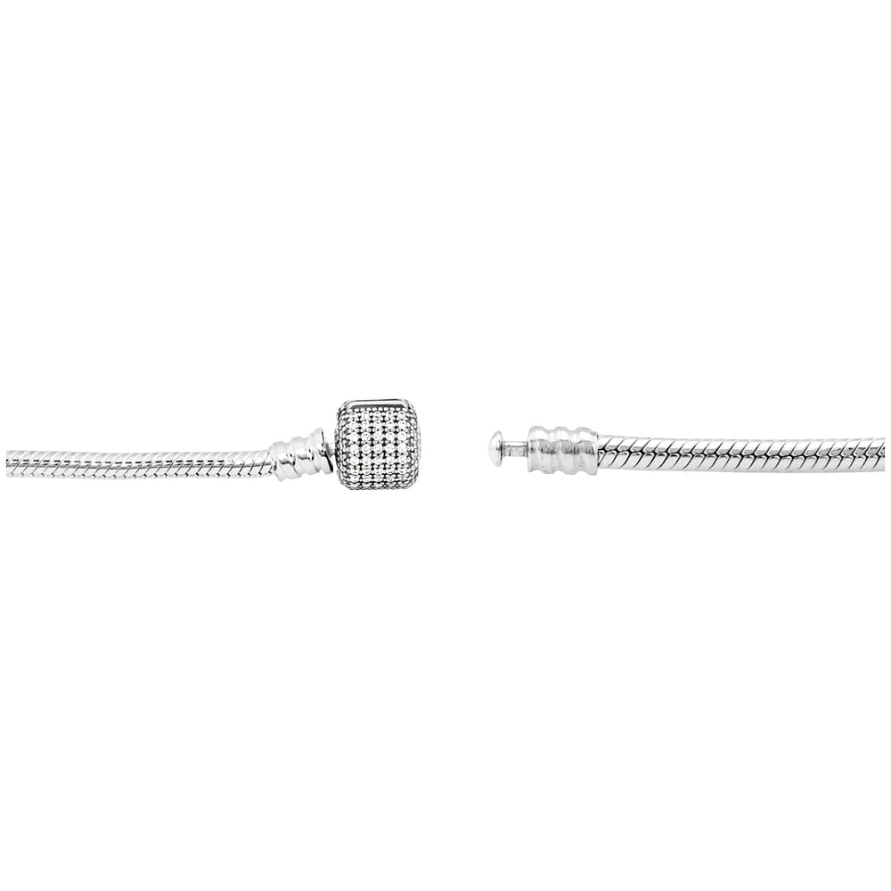 Pandora Sterling Silver Bracelet with Signature Clasp