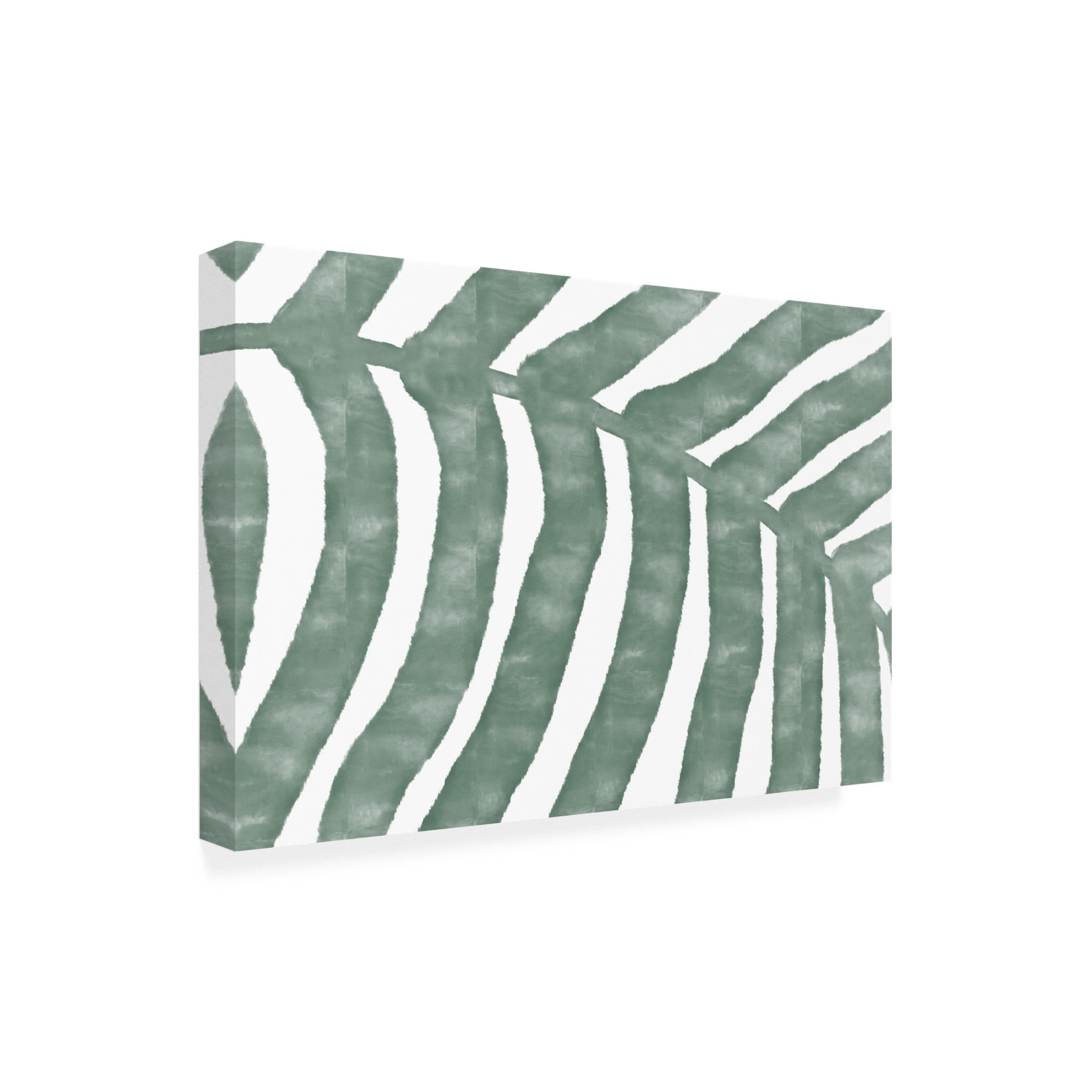 Trademark Fine Art Pictufy Studio II LEAF GREEN Canvas Wall Art
