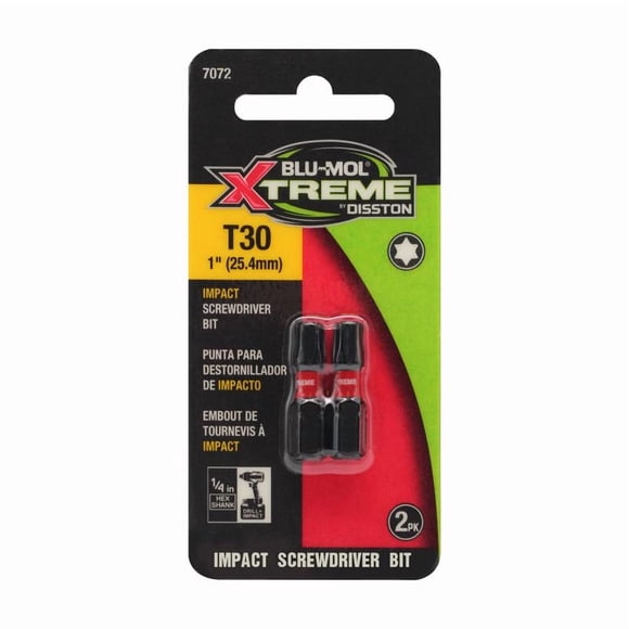 Punta de destornillador Blu-Mol Xtreme Torx 30, 1 cm, S2, acero