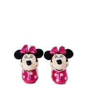 Disney Minnie Mouse Toddler's Plush Slipper, Sizes 5/6 -11/12