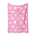 thumbnail image 3 of Halloween Cute Cartoon Ghost Flannel Throw Blanket 50x60 Inch, Soft Plush White Ghost Festive Blanket for Couch Sofa Bed, Cozy Lightweight Home Decor Gift for Kids Adults, 3 of 6