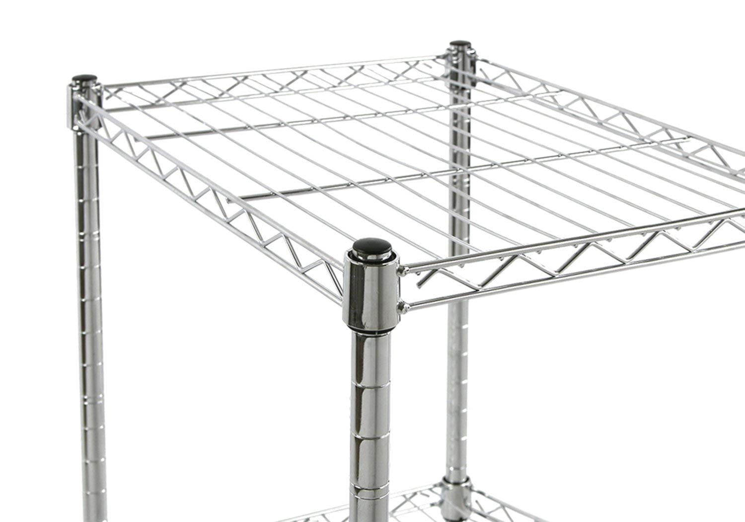 Finnhomy Heavy Duty 5-Tier Wire Shelving Unit, 18"W x 18"D x 59"H Storage Rack
