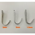 thumbnail image 4 of 10Pcs Solid Stainless Steel Wall Mount Single Hook Heavy Duty Rustproof Coat Hanger, 4 of 8
