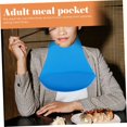 thumbnail image 2 of EcoNesxp 3 Pack Liquid Collector with Button Closure Silicone Adult Bib Crumb Pack, 2 of 5