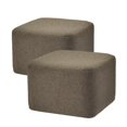 thumbnail image 1 of de de reposapiés de súper suaves y cómodas con forma cuadrada, cuadradas para taburetes, funda , café, Baoblaze Taburetes cuadrados, 1 of 5