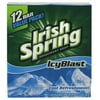 Irish Spring Bath Bar Soap, Icy Blast, 3.75 oz Bars, 12-Count