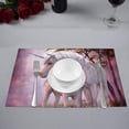 thumbnail image 2 of MKHERT Unicorns Mare and Foal in Magic Forest Placemats Table Mats for Dining Room Kitchen Table Decoration 12x18 inch,Set of 4, 2 of 4
