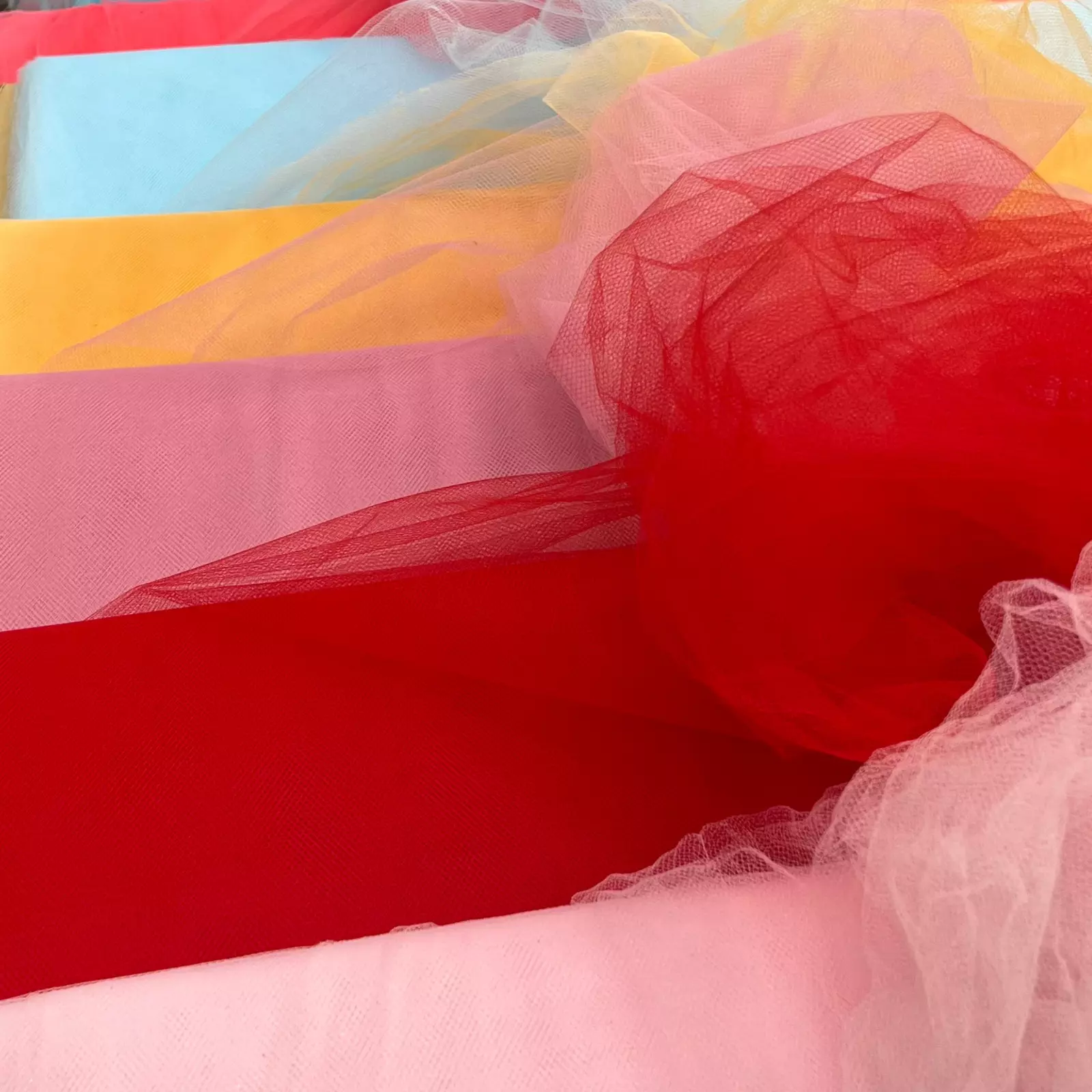 (Beige) Tulle Fabric Roll - 54 Inch by 40 Yards (120FT), Lightweight & Sheer - Ideal for Wedding Décor, Tutus & Crafts, Gift Wrapping - Sew The Trend