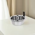 thumbnail image 4 of 2 juegos de comederos elevados para perros que ahorran espacio y se montan en la pared. Comedero de acero inoxidable para perros. Cuencos colgantes para comida y agua., 4 of 8
