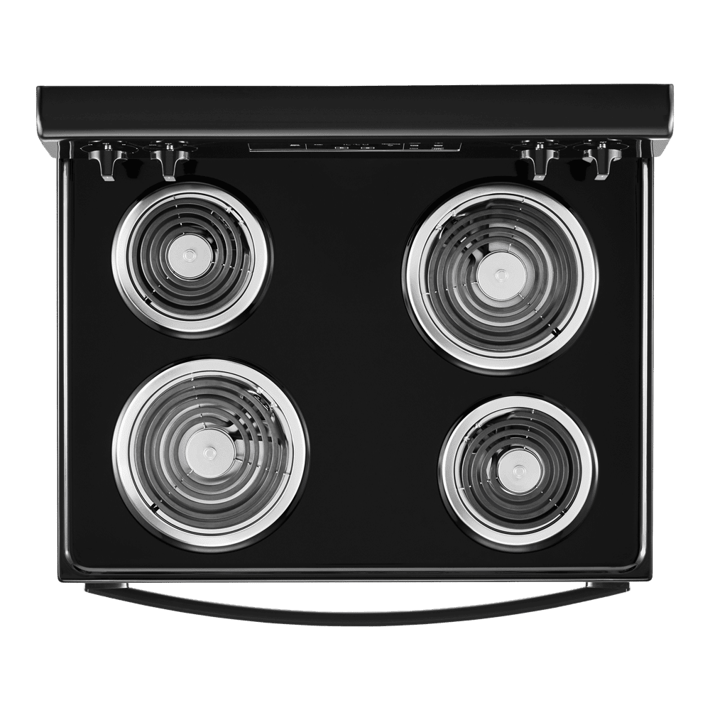 WHIRLPOOL WFC315S0JB 30" freestanding coil electric range
