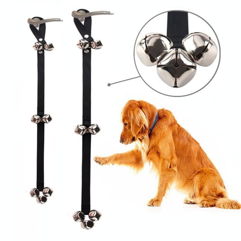 Puppy Training Supet Dog Doorbells Premium Dog Potty Training Bells Adjustable Dog Bells for Dog Door Knob 