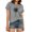 Lake gray, variant on Dandelion Print Women Summer Plus Size Casual T-Shirt Short Sleeve Graphic Tees