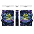 thumbnail image 4 of Xoenoiee Butterfly Floral Frog Pattern Faux Leather Bible Cover for Men Boys Women Girls Christian Bible Case with Handle Carrying Book Case Protector Bible Tote Handbag Gifts, L, 4 of 7