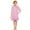 Pink, variant on Herrnalise Girls Swim Cover Up Kids Swimsuit Coverup Zip-Up Beach Bathing Suit Robe