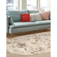 thumbnail image 3 of Rugs.com Finsbury Collection Rug – 5' 3 x 8' Oval Beige Medium Rug Perfect For Living Rooms, Large Dining Rooms, Open Floorplans, 3 of 9