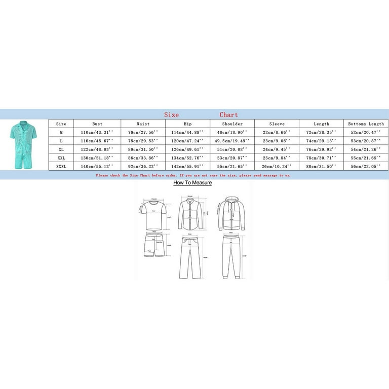 Men's suit size chart, Short Long Big Tall