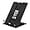 Black, variant on Desk Book Stand Document Holder Heavy Duty Metal Reading Stand Black for Book Magazine Menu iPad Music Score Speech Draft with 6 Adjustable Positions