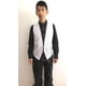 thumbnail image 5 of Chaleco de lentejuelas de alto rendimiento de corte ajustado y de combinación completa para la reunión anual de la empresa Chaleco con cuentas con clip y marea estilo para hombres y mujeres, 5 of 5