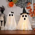 thumbnail image 3 of LAMIRO Halloween Ghost Decorations,Ip65 Waterproof Ghosts Lights for Outdoor Indoor,Scary Ghost for Mantel Shelf & Tabletop Decor,Life Cycles for 50000 Hrs, Ideal Party Decor for Porch Yard Garden, 3 of 7